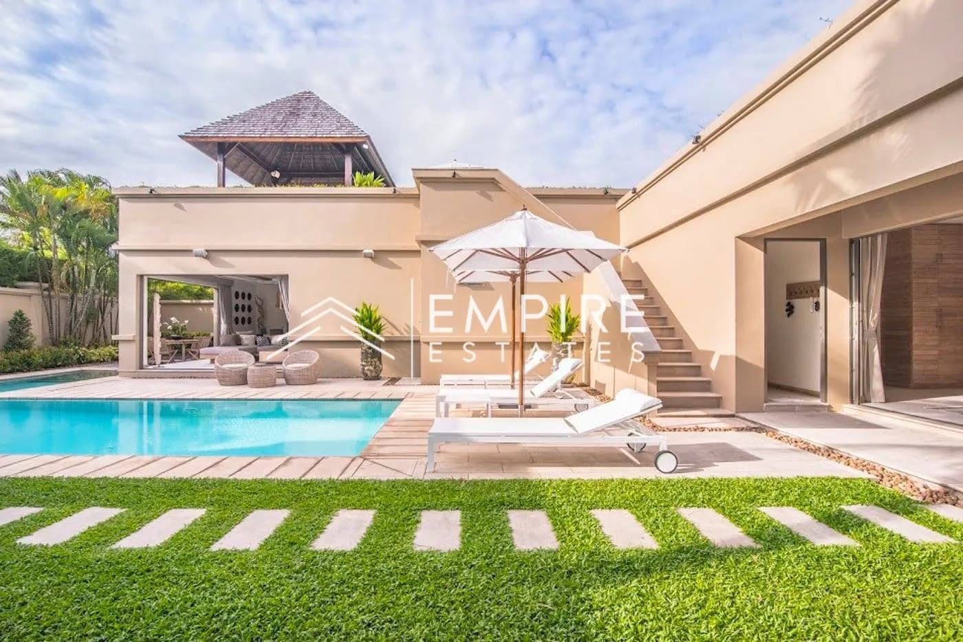 Villa moderne tropicale 3 chambres avec piscine privée — Photo 1