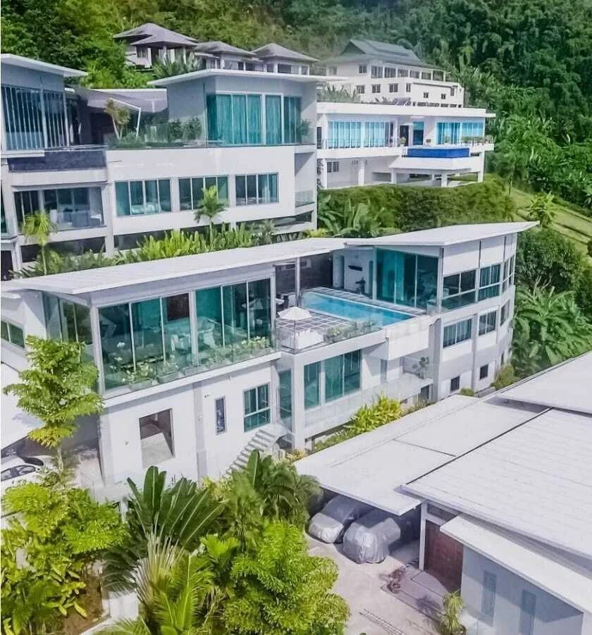 Villa avec piscine 4 chambres vue mer à vendre à Yamu Hills — Miniature 11