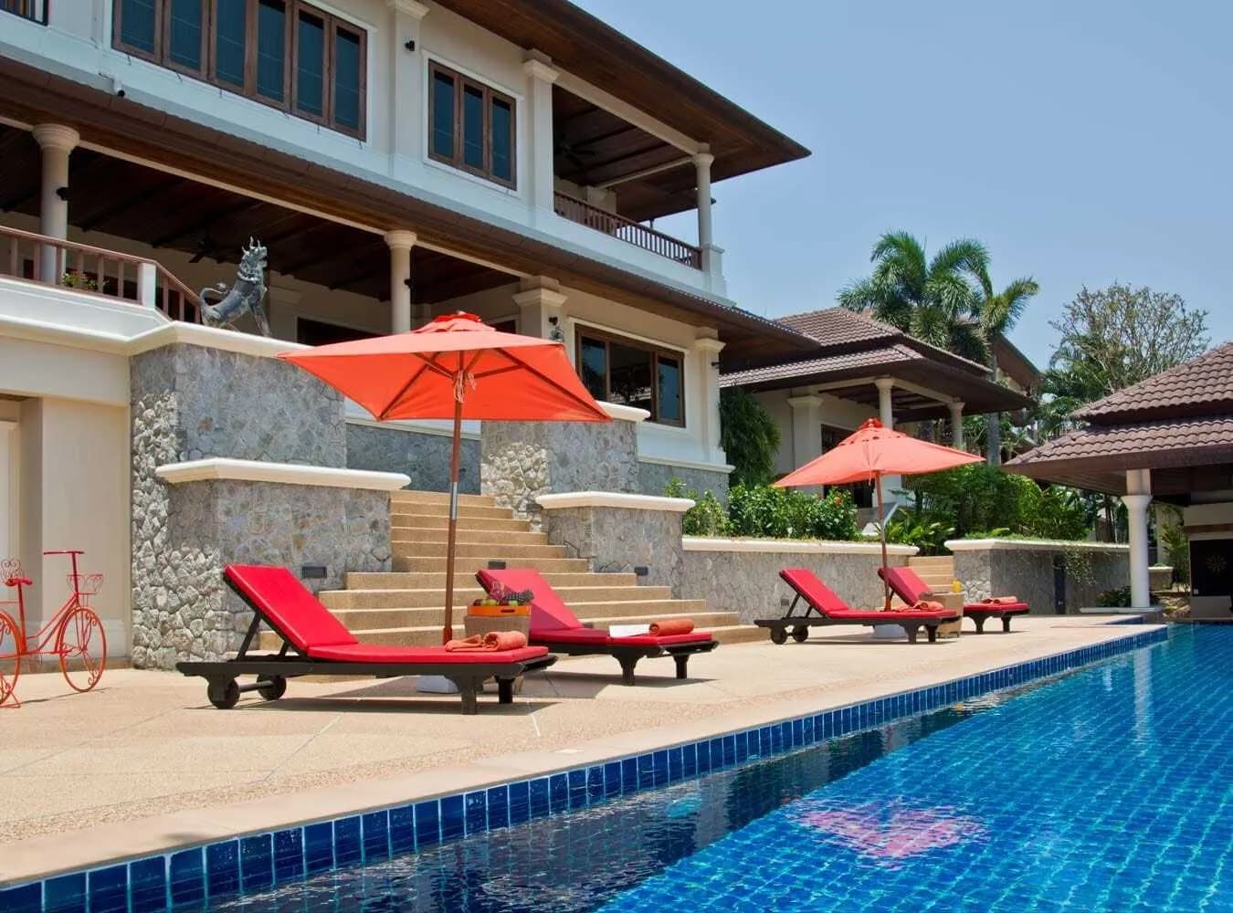 Villa privée avec piscine 6 chambres à louer à Choeng Thale — Miniature 10
