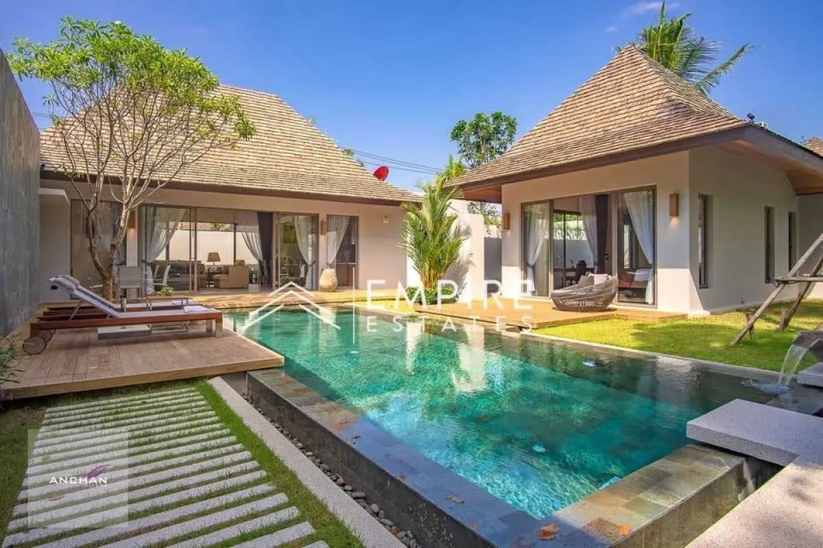 Villa de luxe Anchan avec piscine privée 4 chambres à louer — Photo 1