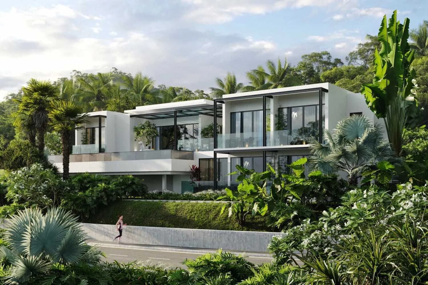Élégante villa avec piscine privée 4 chambres à vendre à Thalang — Miniature 3