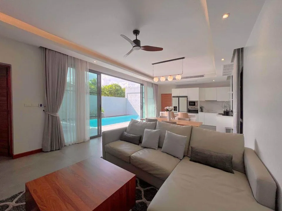 Villa moderne 3 chambres avec piscine privée à louer à Choeng Thale — Photo 1