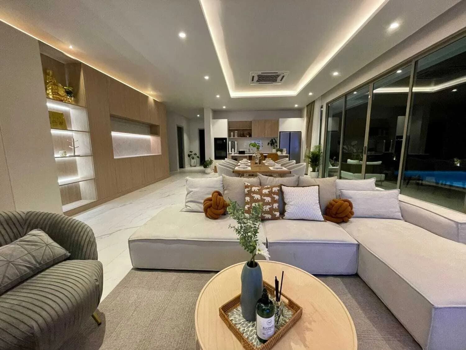 Villa moderne 4 chambres avec piscine privée à louer à Koh Kaew — Miniature 7