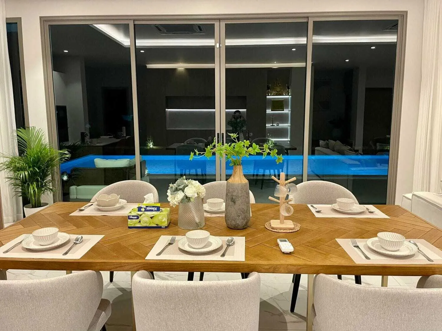 Villa moderne 4 chambres avec piscine privée à louer à Koh Kaew — Miniature 18