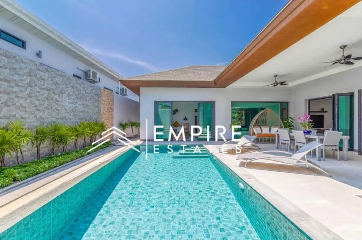 Villa moderne 3 chambres avec piscine privée à louer — Photo 1