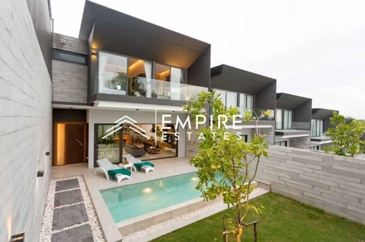 Villa moderne 3 chambres avec piscine privée à louer à Chalong