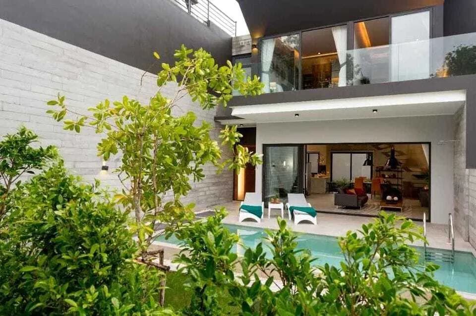 Villa moderne 3 chambres avec piscine privée à louer à Chalong — Miniature 6