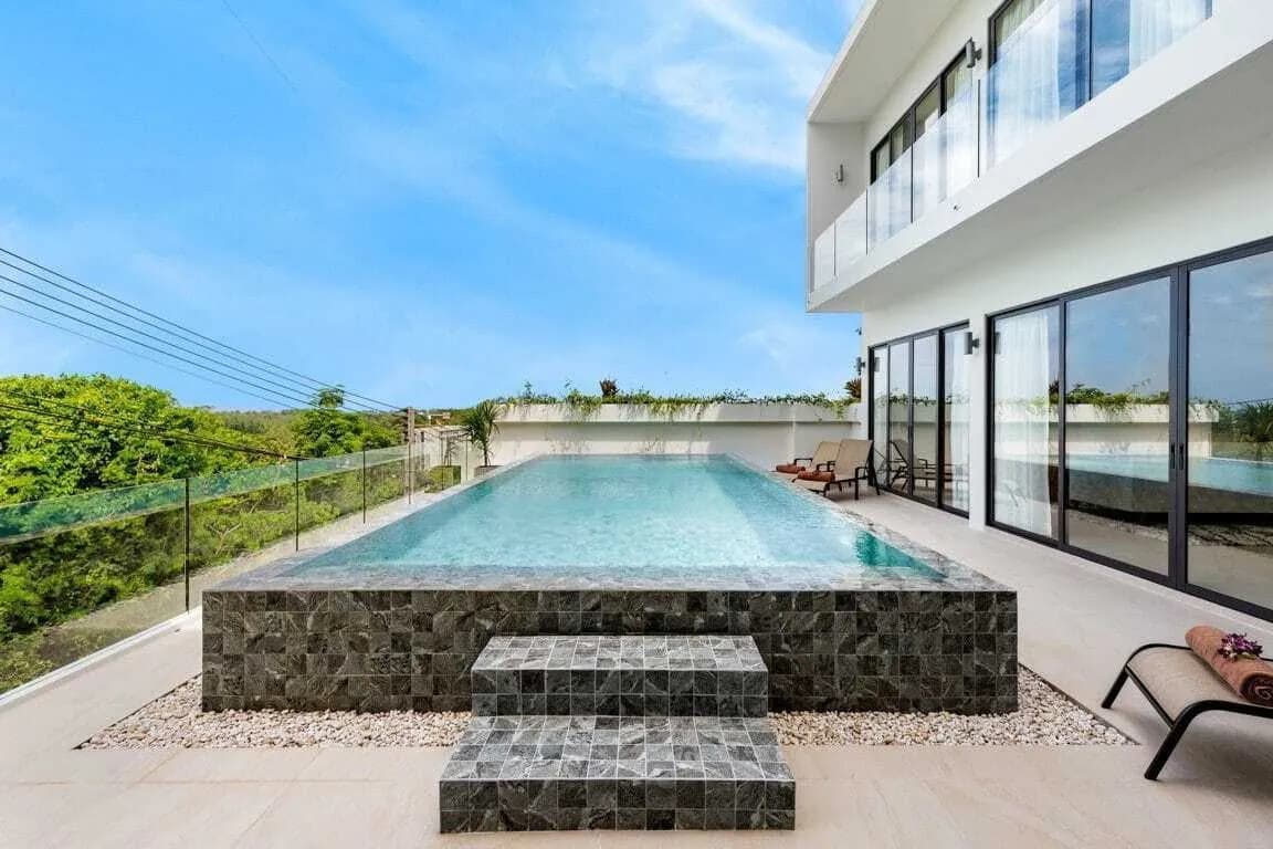 Villa de luxe 4 chambres avec piscine privée à louer à Layan, Choeng Thale — Miniature 8