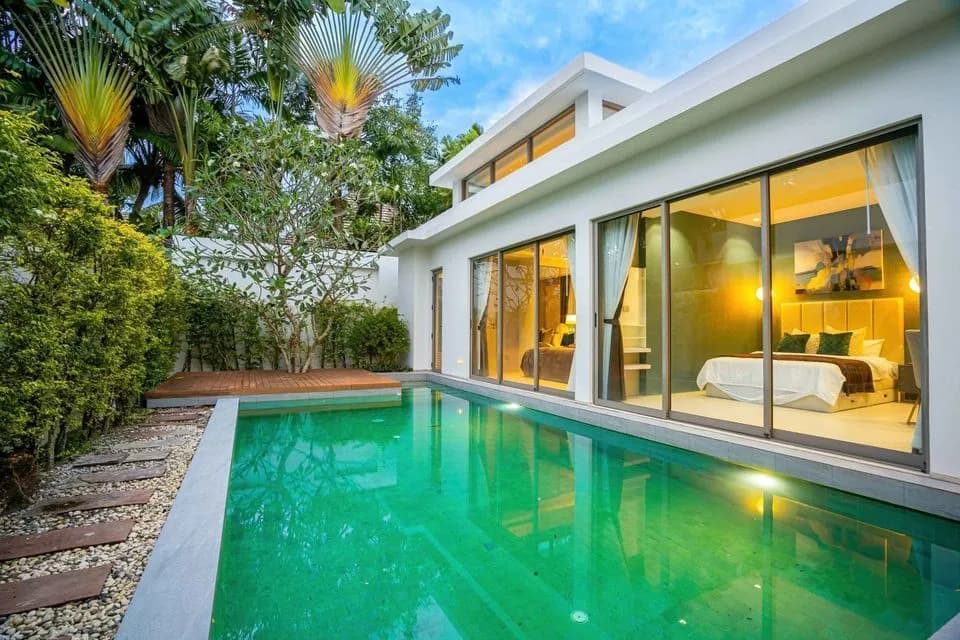 Villa 3 chambres avec piscine privée à louer à Choeng Thale — Miniature 14