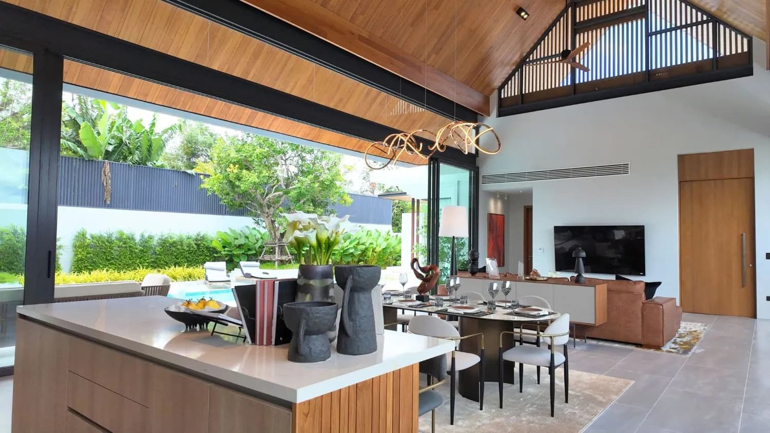 Villa de luxe neuve 4 chambres à vendre à Bang Jo-Cherngtalay, Phuket — Photo 1