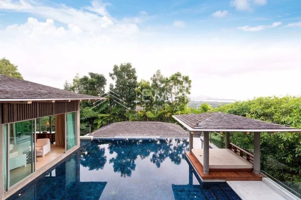 Villa de luxe 4 chambres vue mer à louer à Layan — Photo 1