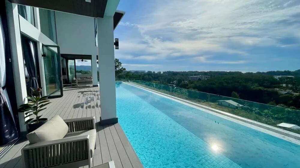 Luxueuse villa avec piscine privée 6 chambres vue mer à vendre à Layan — Miniature 14