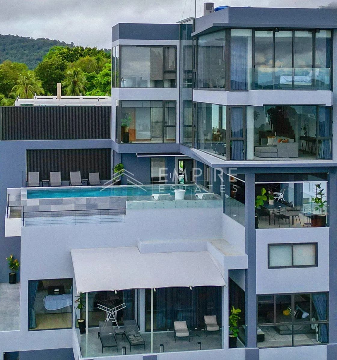 Villa moderne avec piscine privée 6 chambres vue mer à Rawai, Phuket — Miniature 11