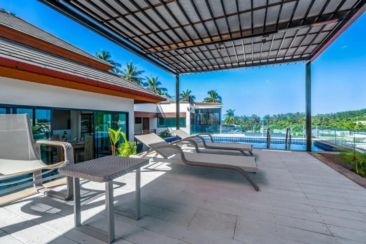 Penthouse 3 chambres avec piscine privée à vendre à Choeng Thale, Phuket — Miniature 12