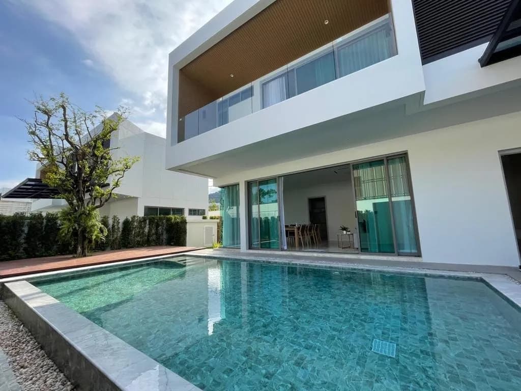 Villa avec piscine 3 chambres à louer près de la BISP – à Ratsada, Mueang Phuket — Miniature 4