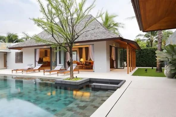 Belle villa Anchan 4 chambres avec piscine privée à louer à Choeng Thale, Thalang — Miniature 8