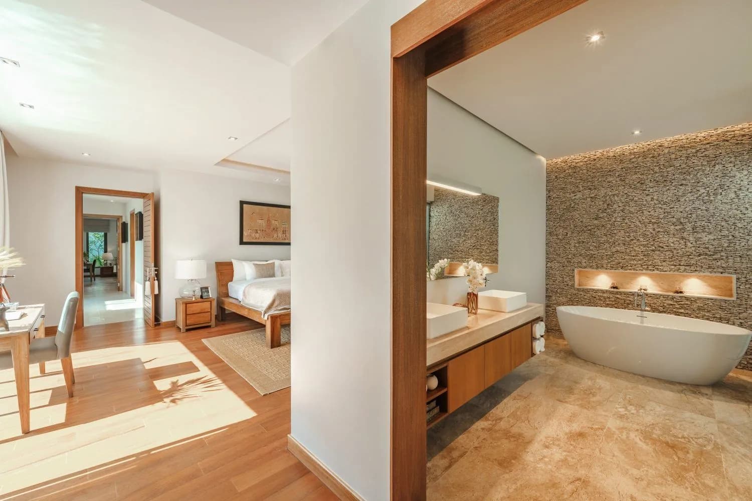 Anchan Indigo – Luxueuses villas avec piscine 3 chambres à vendre dans le paisible district de Thalang, Phuket — Miniature 9