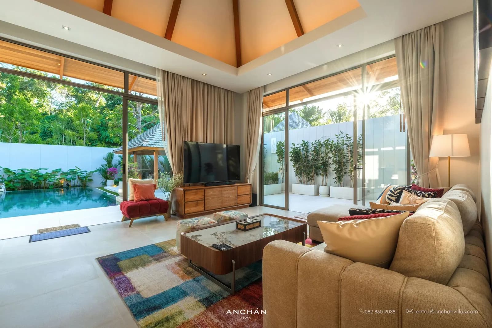 Élégante villa avec piscine 2 chambres à louer à Anchan Flora – Art de vivre luxueux à Phuket — Miniature 9