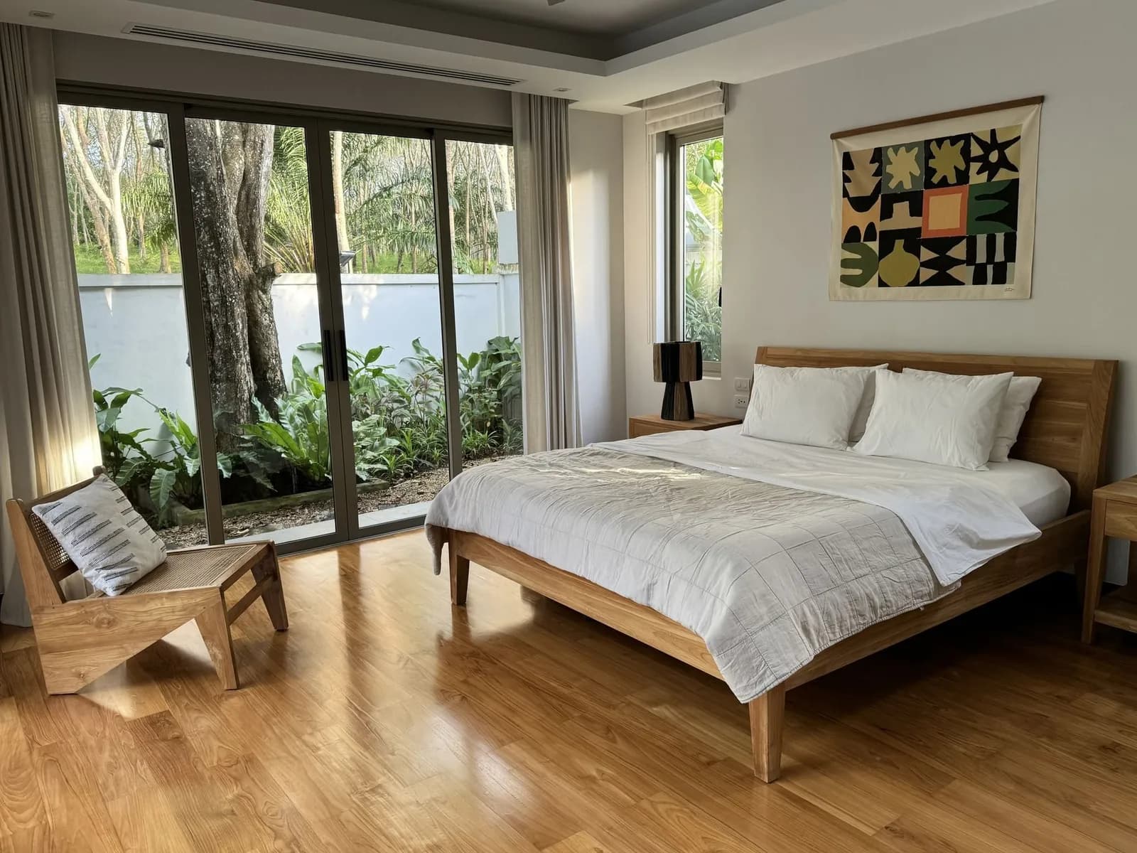 Botanica, villa de luxe avec piscine 3 chambres à louer avec vue forêt près de Layan, Phuket — Miniature 6