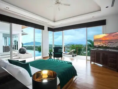 Villa de luxe 4 chambres – Vue mer – à Rawai