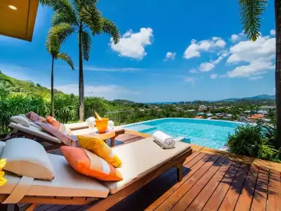 Villa de luxe 4 chambres – Vue mer – à Bang Tao
