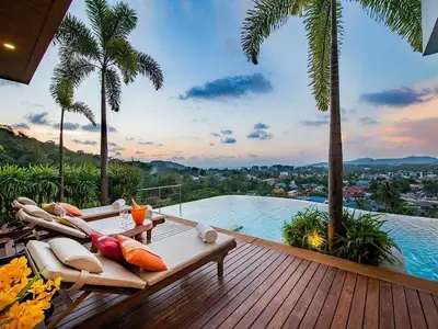 Villa de luxe 4 chambres – Vue mer – à Bang Tao