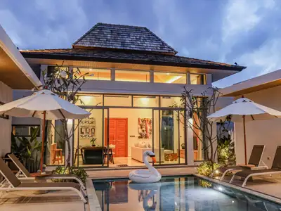 Belle villa avec piscine 2 chambres à louer à Choeng Thale