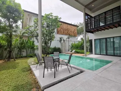 Belle villa avec piscine 3 chambres à louer à Pasak, Choeng Thale
