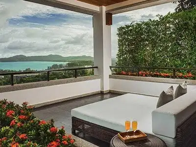 Grande villa de luxe vue mer 5 chambres avec piscine privée à louer à Surin Beach