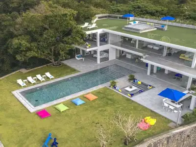 Maison de vacances vue mer 5 chambres avec villa et piscine privée