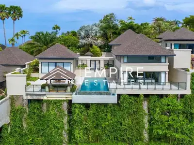 Villa avec vue montagne dans un paradis tropical à Layan