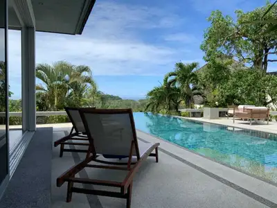 Villa de luxe avec piscine privée 4 chambres à louer à Layan