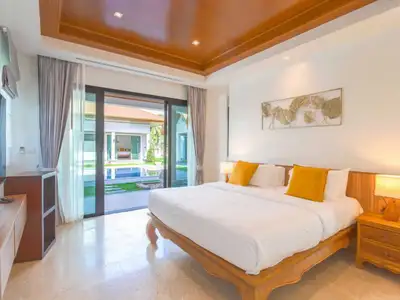 Belle villa avec piscine privée 4 chambres à Choeng Thale