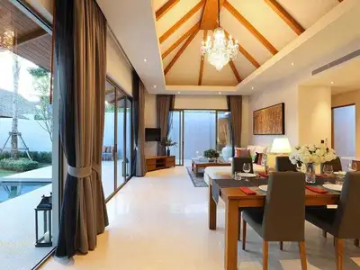 Villa de luxe avec piscine privée 2 chambres à Anchan Hills à louer