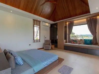 Villa moderne 4 chambres avec piscine privée à louer à Choeng Thale