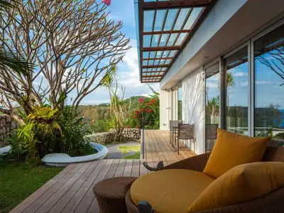 Vue mer – Villa 3 chambres avec piscine privée à louer à Surin