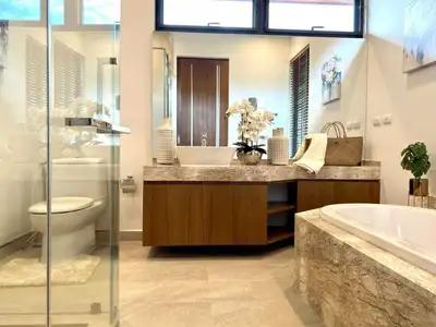 Villa neuve 3 chambres avec piscine privée à louer