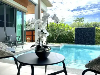 Villa neuve 3 chambres avec piscine privée à louer