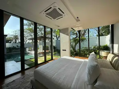 Villa Botanica – 3 chambres neuves avec piscine privée à louer à Choeng Thale