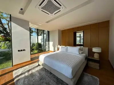 Villa Botanica – 3 chambres neuves avec piscine privée à louer à Choeng Thale