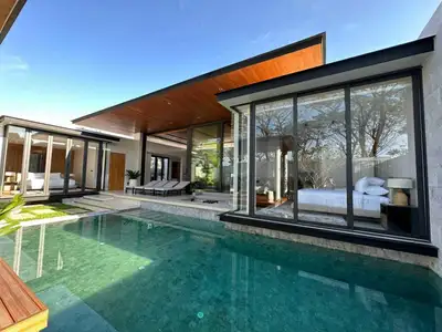 Villa Botanica – 3 chambres neuves avec piscine privée à louer à Choeng Thale