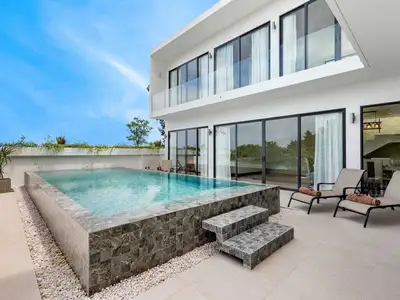 Villa de luxe 4 chambres avec piscine privée à louer à Layan, Choeng Thale