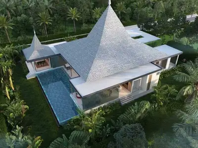 Villa moderne avec piscine 4 chambres à vendre à Bang Jo, Phuket
