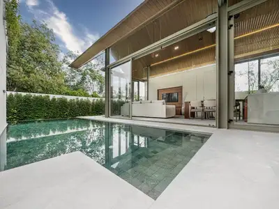 Villa thaïlandaise moderne 4 chambres à vendre à Choeng Thale, Phuket