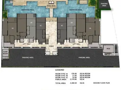 Appartement 1 chambre avec accès piscine à Bang Tao