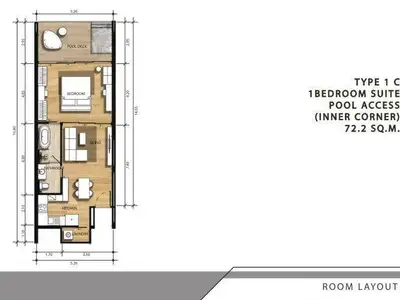 Appartement 1 chambre avec accès piscine à Bang Tao
