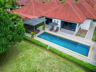 Villa 3 chambres avec grand jardin à louer à Choeng Thale