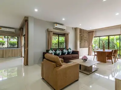 Villa 3 chambres avec grand jardin à louer à Choeng Thale