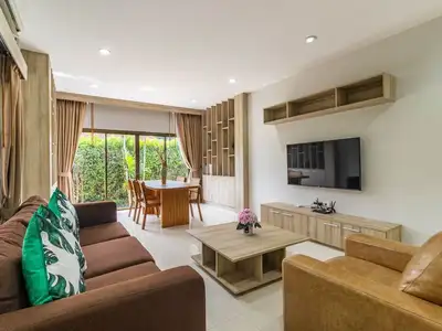 Villa 3 chambres avec grand jardin à louer à Choeng Thale