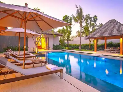 Villa de luxe 4 chambres de style balinais à vendre, Thalang, Phuket